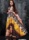 Black Colour Fancy Latest Designer Fancy Ethnic Wear Masloon Silk Anarkali Gown Collection 12